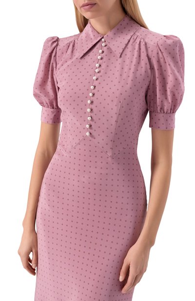 Шелковое платье ALESSANDRA RICH, арт. FABX3598/F4686, фото 4