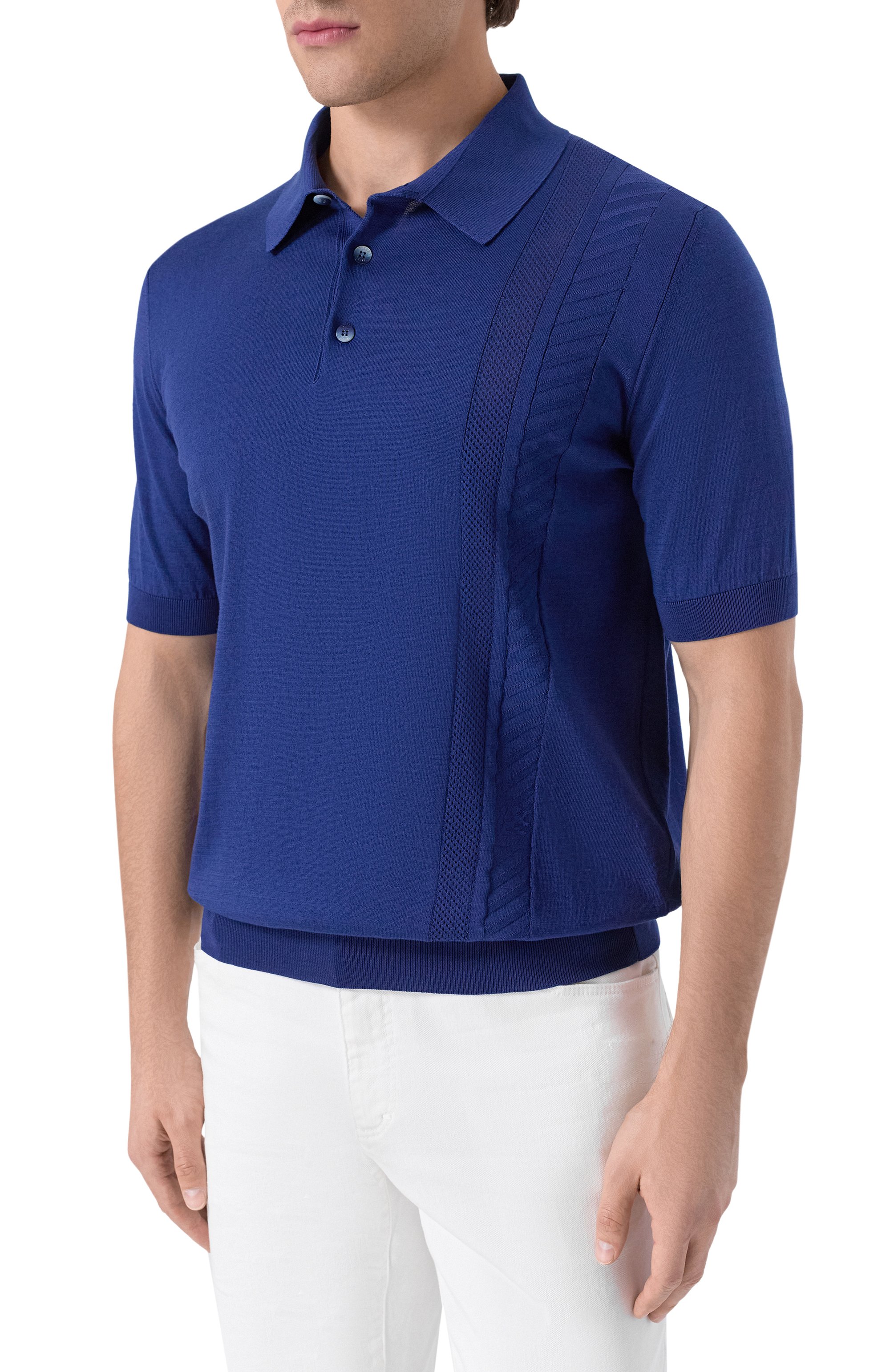 Поло из хлопка и шелка ZILLI, арт. KBP002M0142VFWS00, фото 3