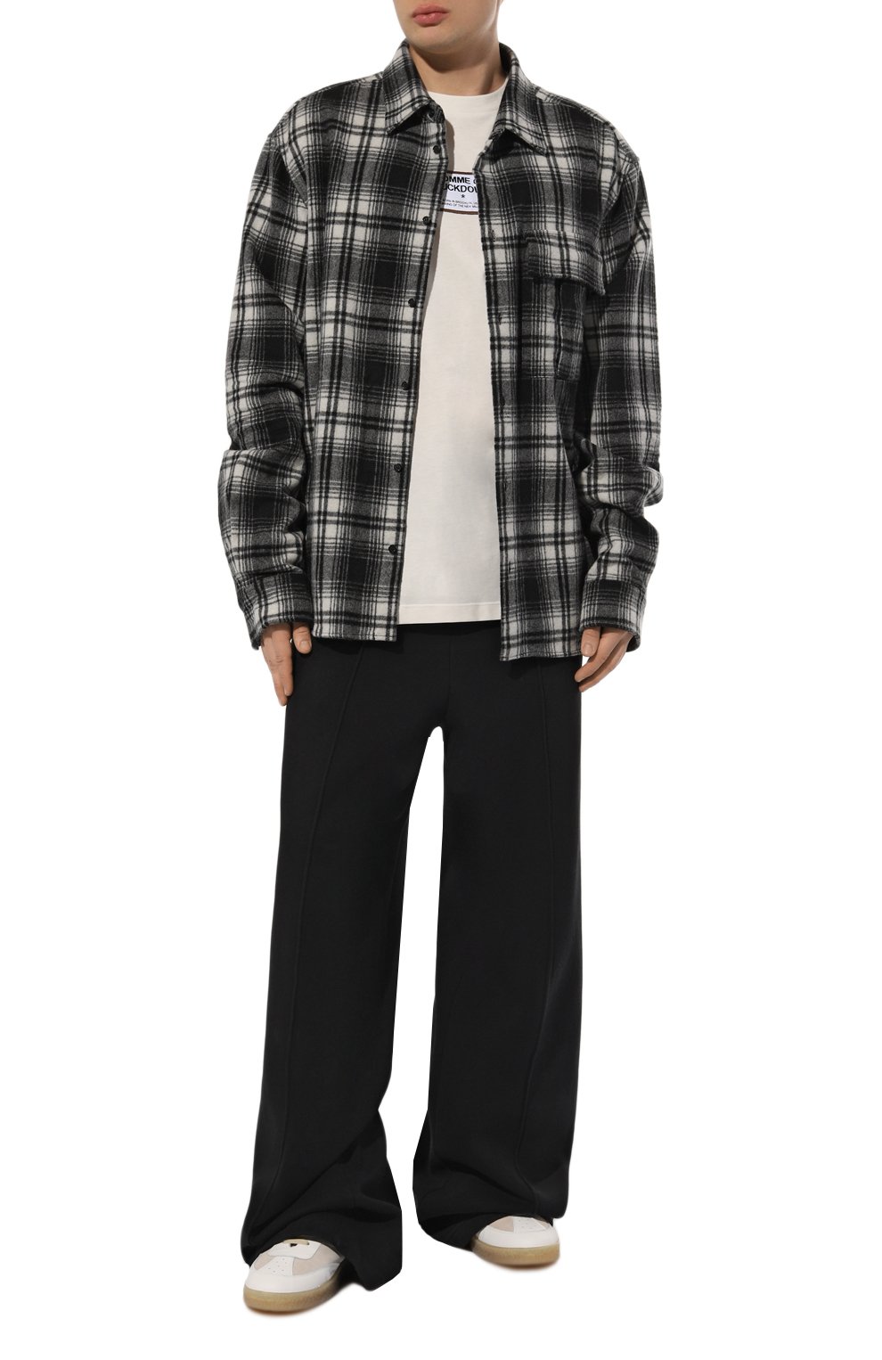 Хлопковая футболка COMME DES FUCKDOWN кремового цвета по цене 8510 руб., арт. CDFU2516, фото 2 Хлопковая футболка COMME DES FUCKDOWN, арт. CDFU2516, фото 2