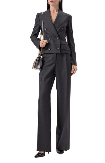 Шерстяные брюки DOLCE & GABBANA, арт. FTC31T/FU287, фото 2