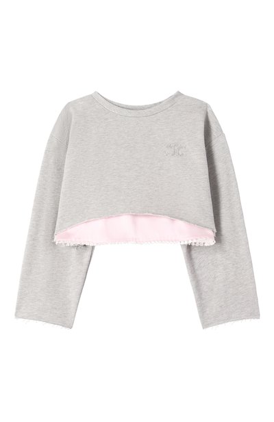 Хлопковый свитшот ELISABETTA FRANCHI LA MIA BAMBINA, арт. EFFE1440/FF002/10A-12A+