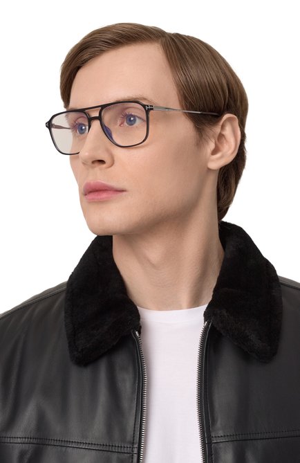 Мужские оправа TOM FORD черного ц�вета, арт. TF5665-B 020 | Фото 2 (Тип очков: Оправа; Региональные ограничения белый список (Axapta Mercury): RU; Кросс-КТ: Оправы-мужское; Очки форма: Прямоугольные; Оптика Гендер: оптика-мужское)