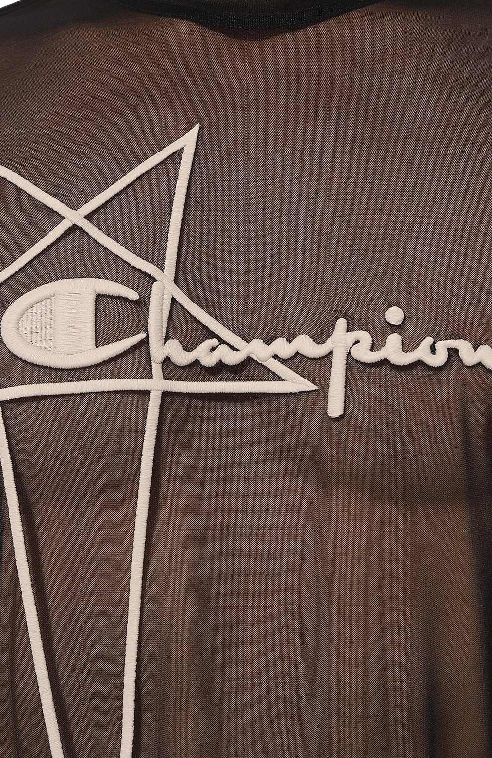 Футболка rick owens x champion RICK OWENS, арт. CM02C9230/CHMNET, фото 5