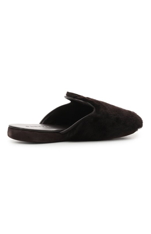 Домашние туфли из овчины Frette 25299124 00F 90351 Чёрный  25299124 00F 90351 Фото 5