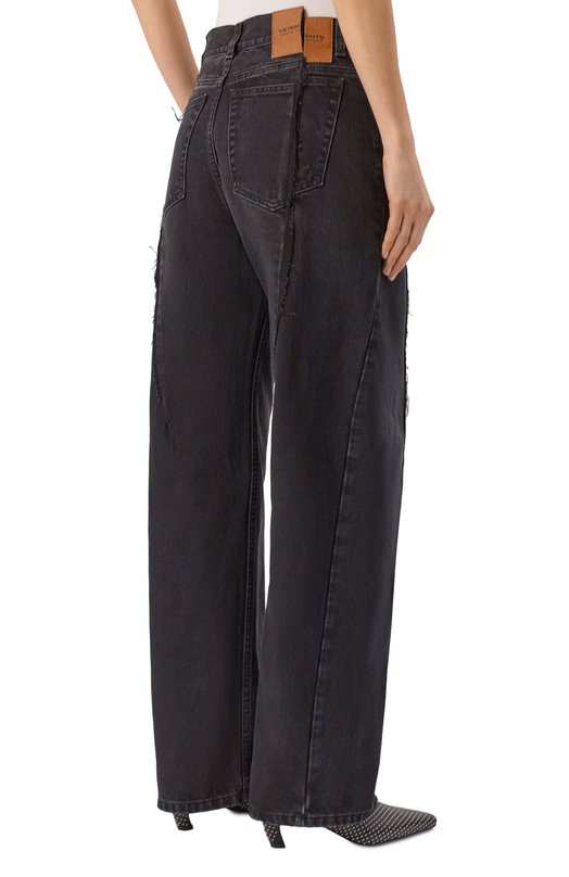 Джинсы VETEMENTS ME76DP089B4/2803 DENIM Чёрный  ME76DP089B4/2803 DENIM Фото 4