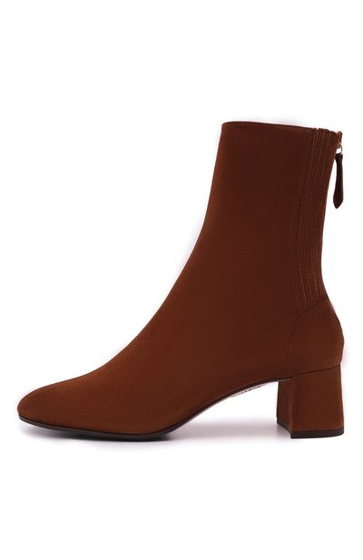 Замшевые ботильоны saint honore 50 AQUAZZURA, арт. SH0MIDB0-SUE-993, фото 3