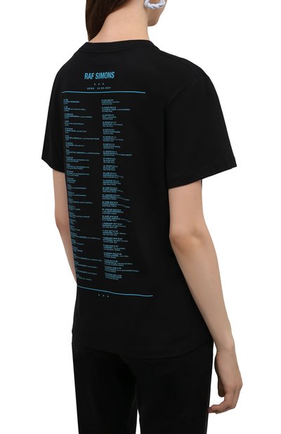 Хлопковая футболка RAF SIMONS, арт. 212-W104-19001, фото 4