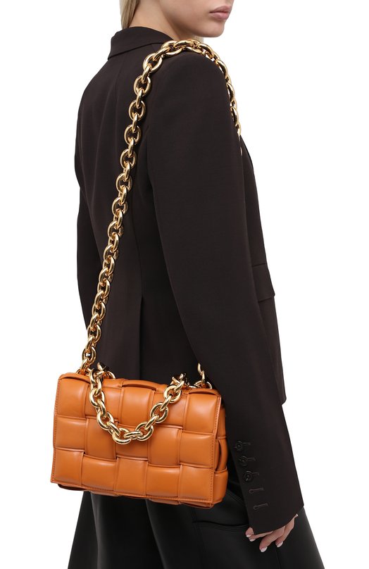 Сумка Chain Cassette Bottega Veneta 631421/VBWZ0 Оранжевый  631421/VBWZ0 Фото 5