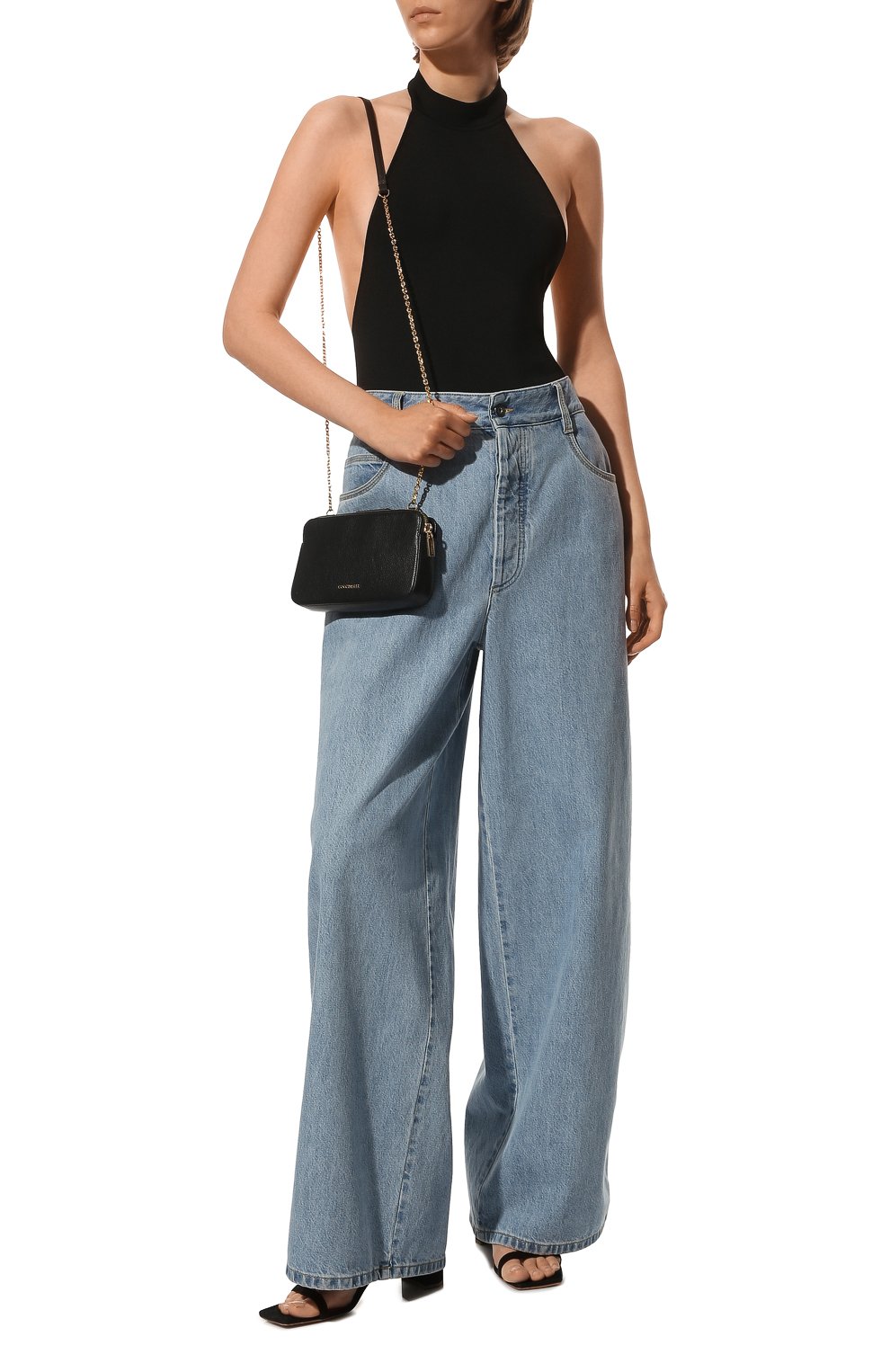 Клатч на цепочке COCCINELLE черного цвета по цене 21950 руб., арт. E5 HV3 55 P3 07, фото 7 Клатч на цепочке COCCINELLE, арт. E5 HV3 55 P3 07, фото 7