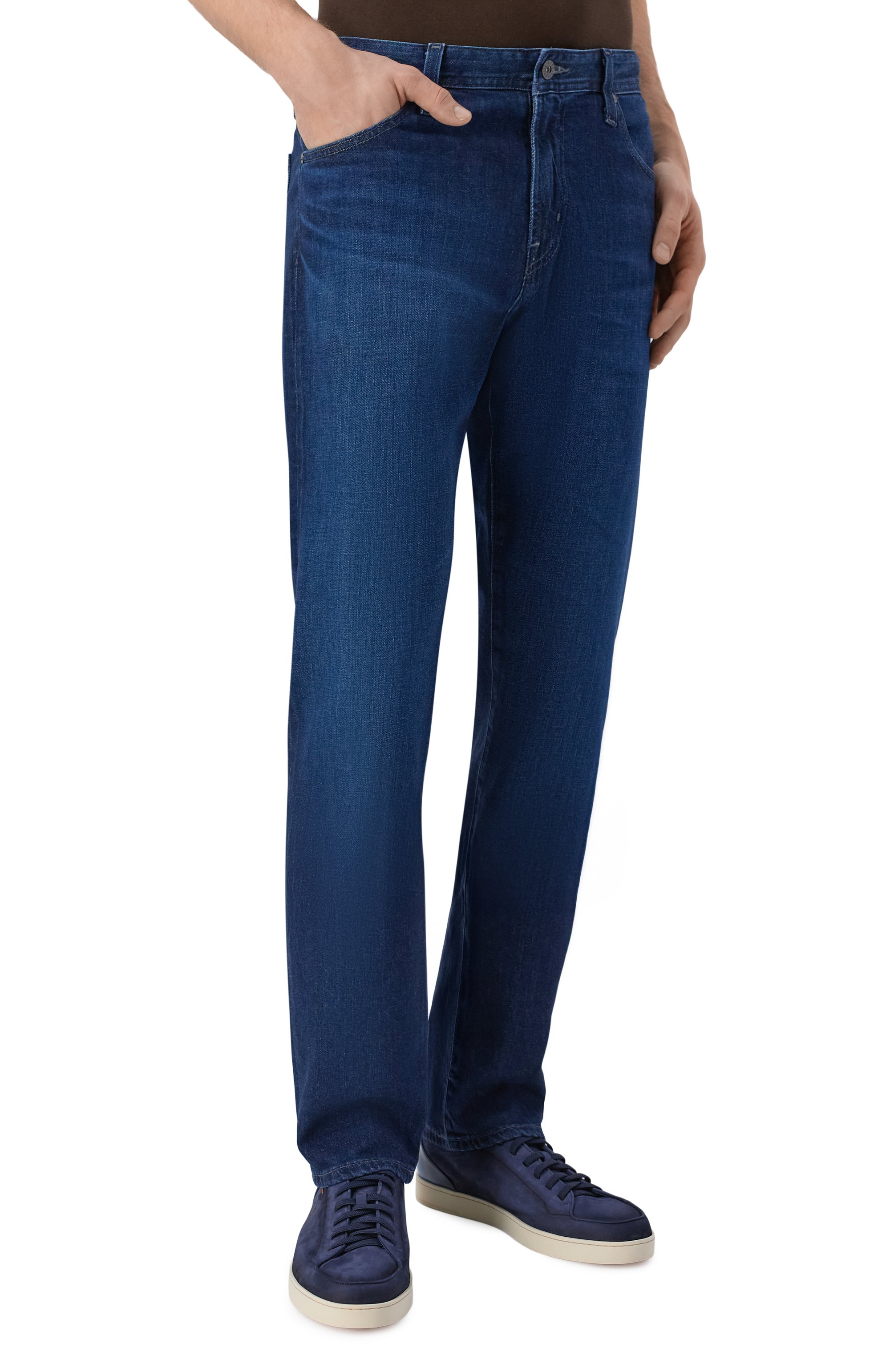 Джинсы graduate AG ADRIANO GOLDSCHMIED темно-синего цвета по цене 29350 руб., арт. 1174DAS/AA, фото 3 Джинсы graduate AG ADRIANO GOLDSCHMIED, арт. 1174DAS/AA, фото 3