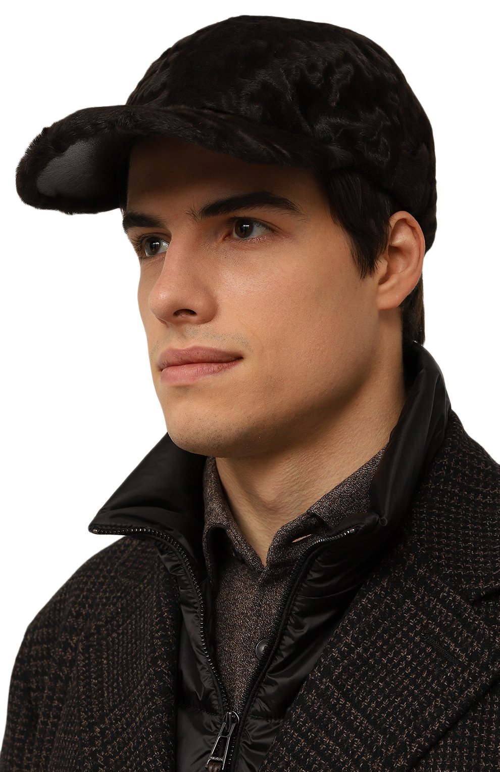 Бейсболка из каракуля VICTORIA KUSENKOVA, арт. 387100003003, фото 2