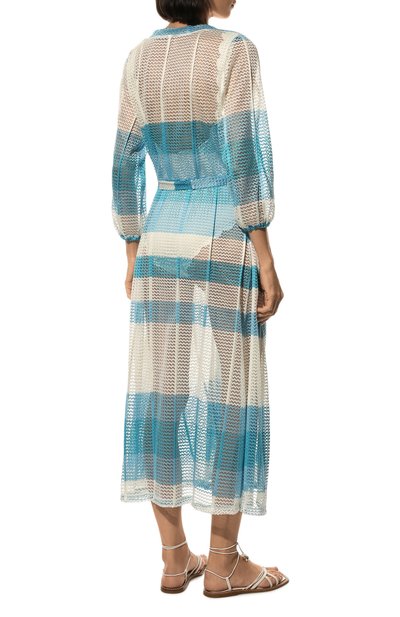 Туника MELISSA ODABASH голубого цвета по цене 55850 руб., арт. DREW, фото 4 Туника MELISSA ODABASH, арт. DREW, фото 4