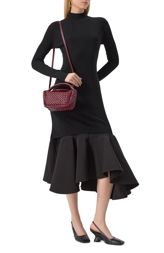 Сумка Cobble small Bottega Veneta 805739 V3RG1 Бордовый  805739 V3RG1 Фото 7