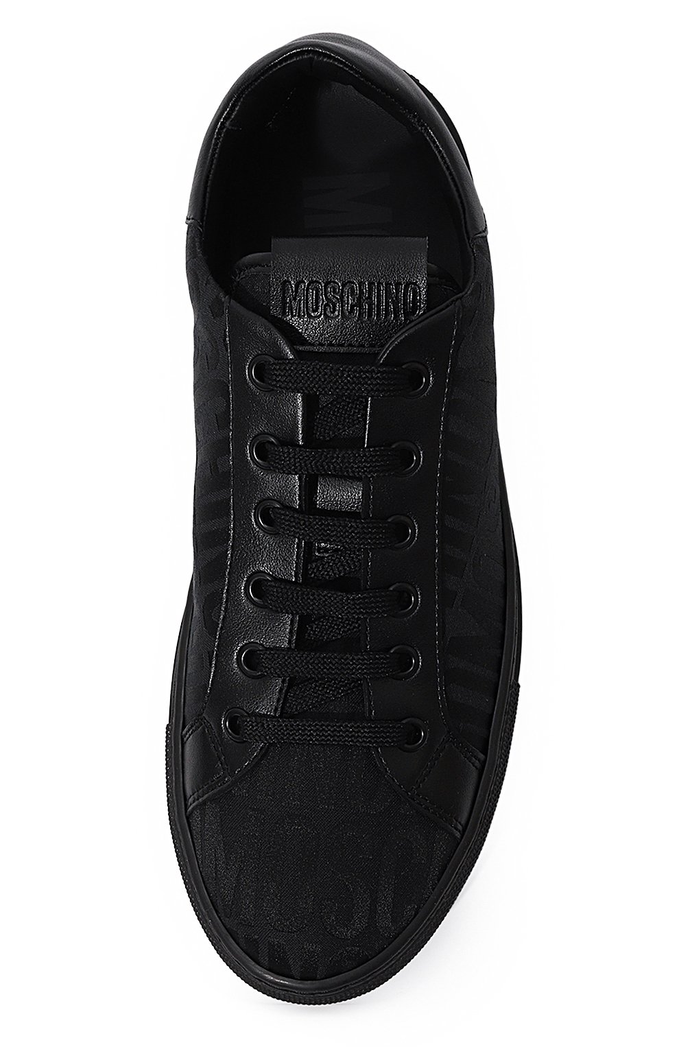 Текстильные кеды MOSCHINO, арт. MN15012G1H/101, фото 6