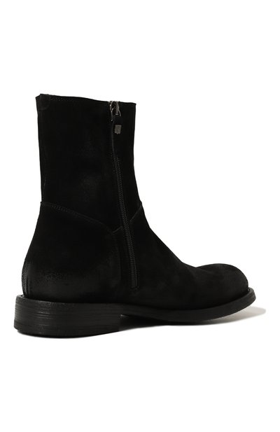 Замшевые ботинки PANTANETTI черного цвета по цене 47100 руб., арт. 18147A/MIXER, фото 5 Замшевые ботинки PANTANETTI, арт. 18147A/MIXER, фото 5
