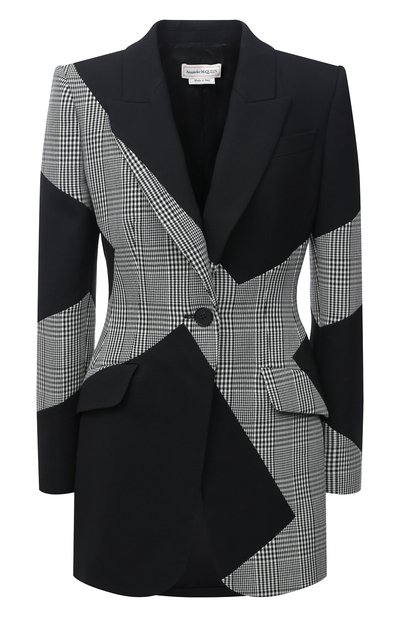 Жакет из шерсти и шелка ALEXANDER MCQUEEN, арт. 640023/QJAAA, фото 1
