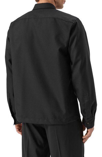 Шерстяная рубашка DRIES VAN NOTEN, арт. 251-020708-1310, фото 4