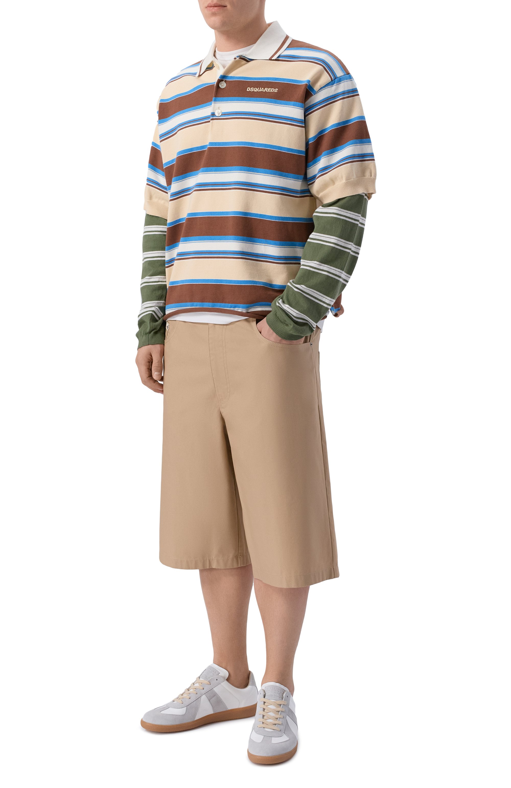 Хлопковые шорты MOSCHINO, арт. A0342/0218, фото 2