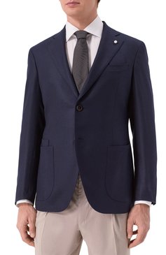 Пиджак из шерсти и шелка LUIGI BIANCHI, арт. 2564/52003, фото 4