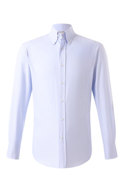 Мужская хлопковая рубашка BRUNELLO CUCINELLI, арт. MB6971716