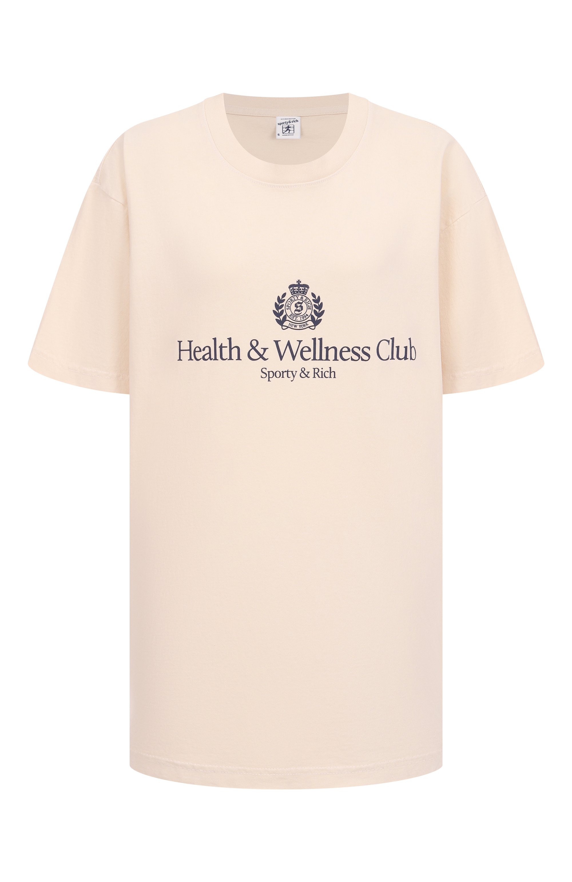 Хлопковая футболка SPORTY AND RICH, арт. T0043606241CR01, фото 1