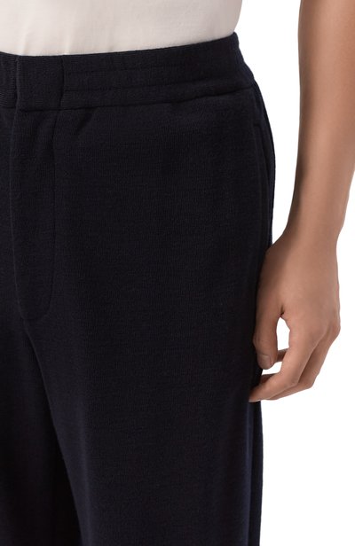Шерстяные брюки GIORGIO ARMANI темно-синего цвета по цене 170500 руб., арт. GM004563/TE23762, фото 5 Шерстяные брюки GIORGIO ARMANI, арт. GM004563/TE23762, фото 5
