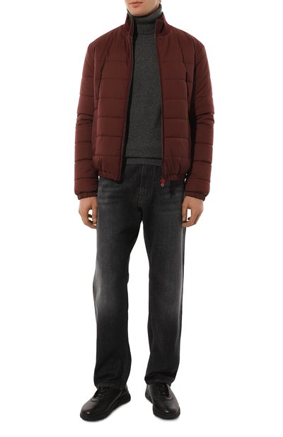 Кожаные кроссовки innova SANTONI, арт. MBIG22032NERPAUA, фото 2