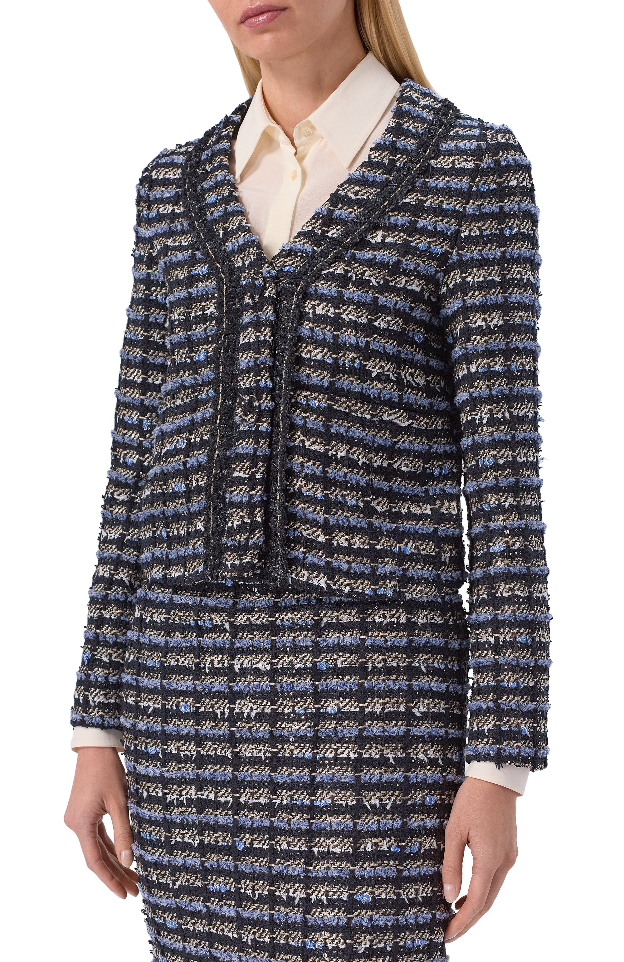 Твидовый жакет MVST, арт. M26.2PW.J007/F107, фото 3