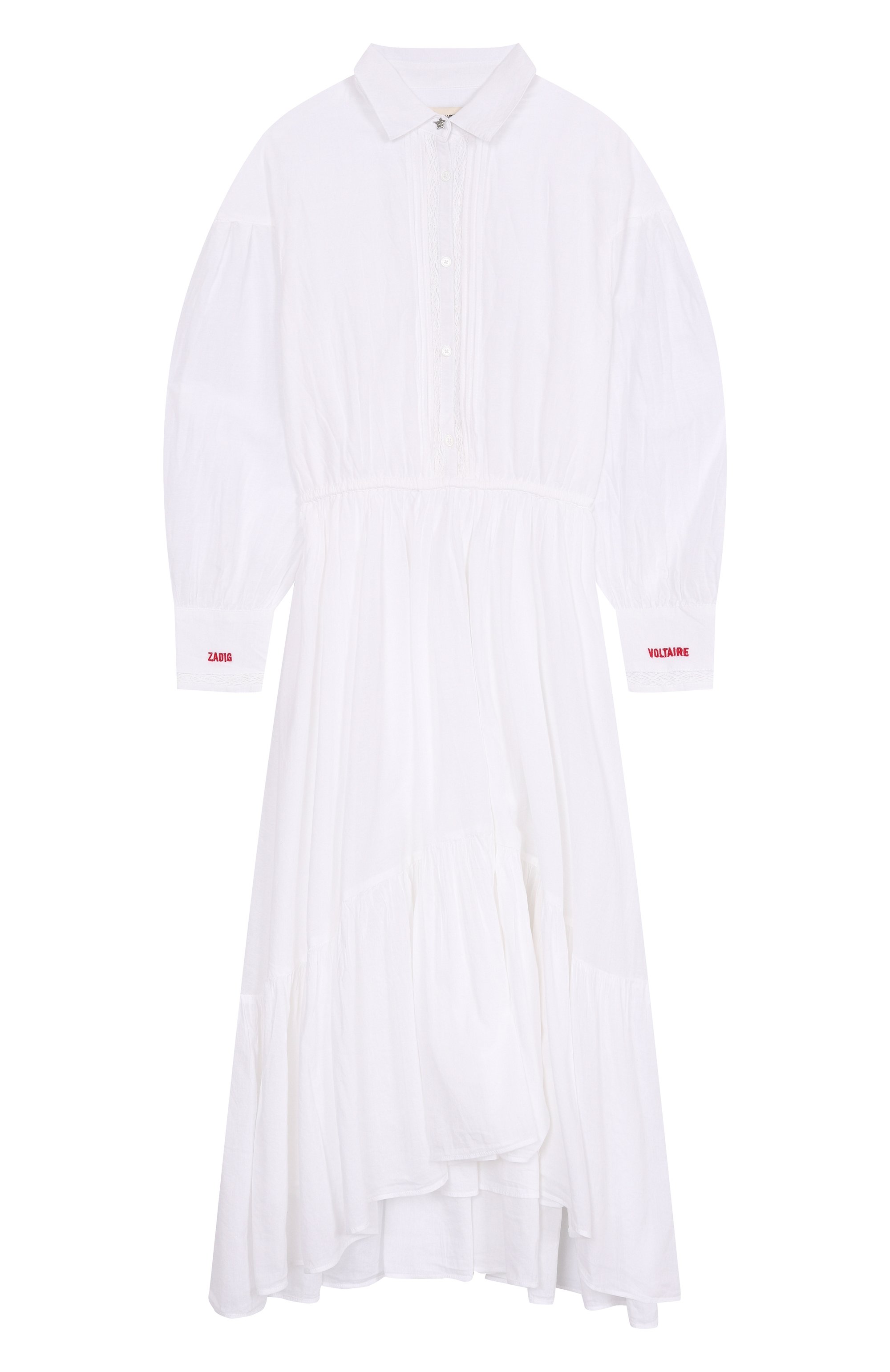 Хлопковое платье ZADIG AND VOLTAIRE, арт. X60340, фото 1