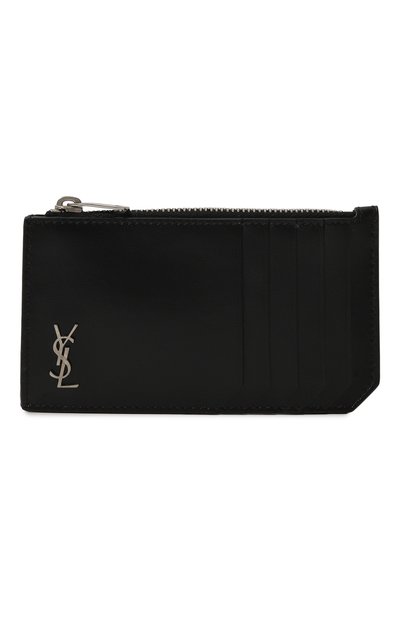 Мужской кожаный футляр для кредитных карт SAINT LAURENT, арт. 629899/1JB0E