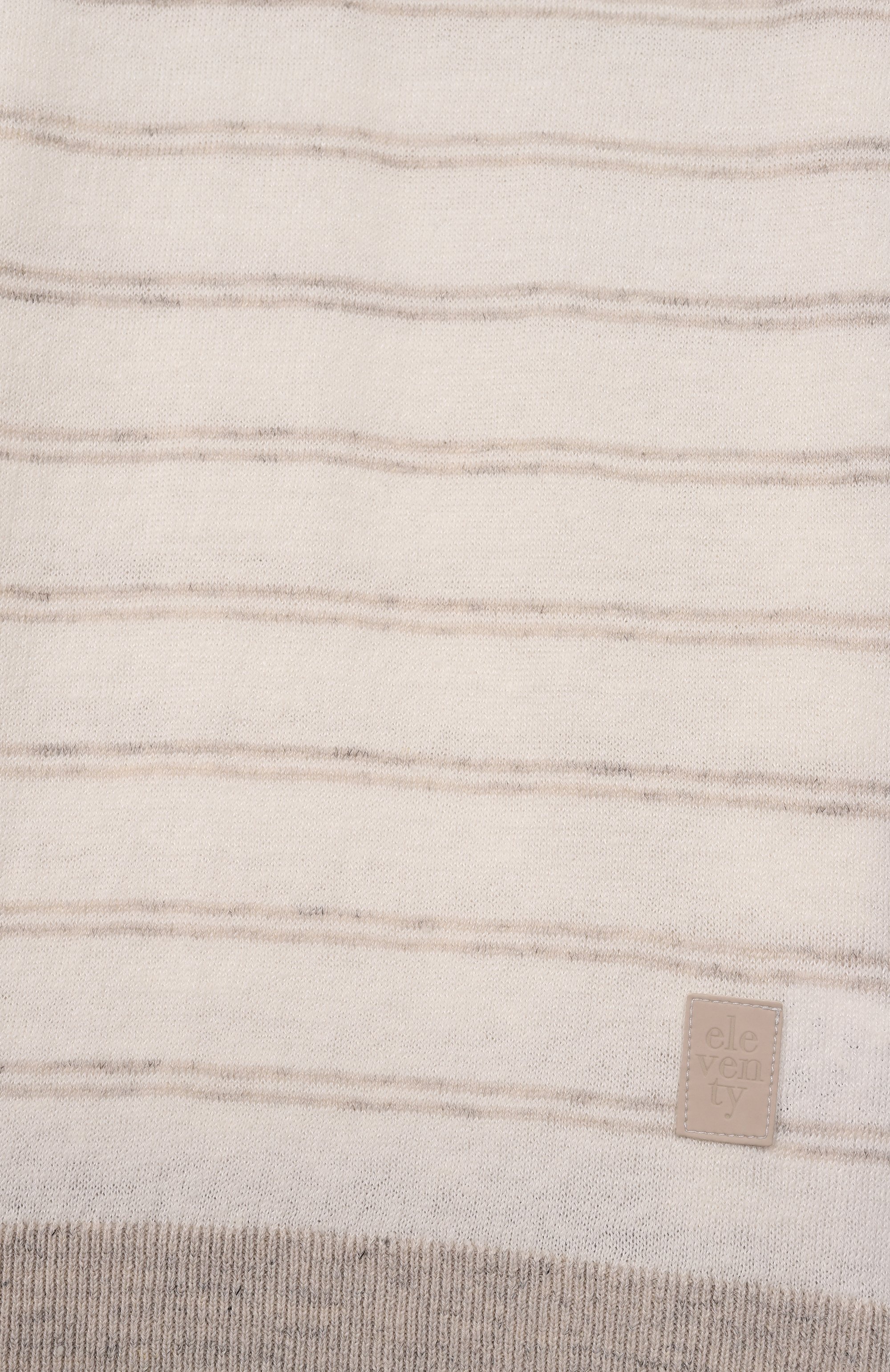 Пуловер изо льна и хлопка ELEVENTY кремового цвета по цене 23100 руб., арт. EY9P21/Z3182, фото 3 Пуловер изо льна и хлопка ELEVENTY, арт. EY9P21/Z3182, фото 3