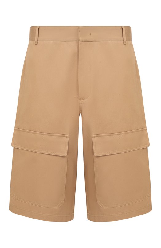Хлопковые шорты MSGM 4040MB03/267104 Бежевый 4040MB03/267104