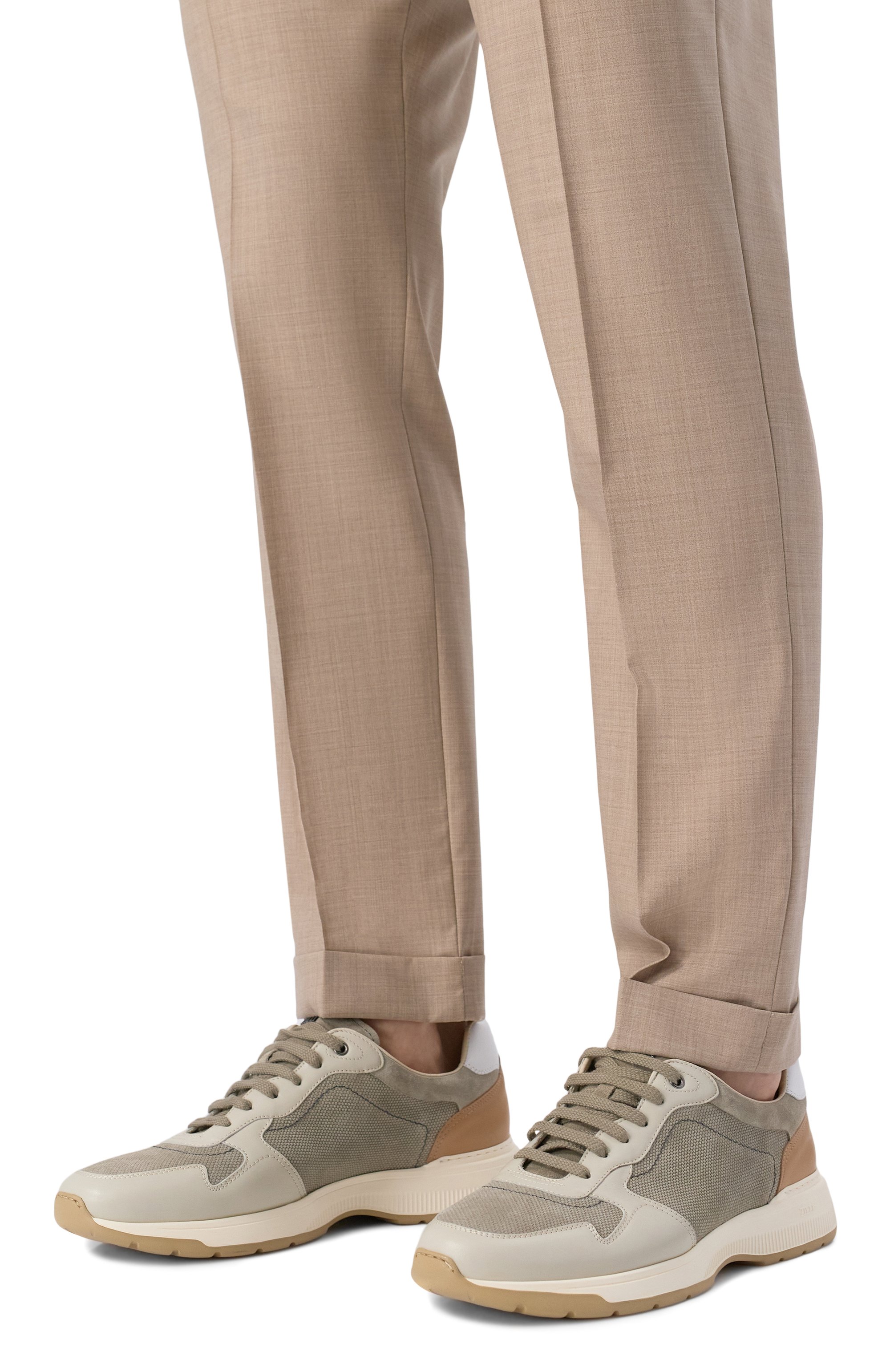 Кожаные кроссовки ZILLI, арт. H0138BM1212VZEV02, фото 3