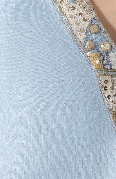 Льняная блузка 120% LINO, арт. R0W1357/B317/S02, фото 5