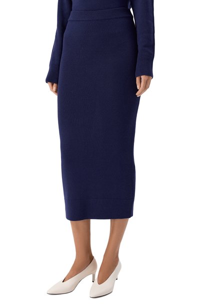 Шерстяная юбка YUZEFI, арт. SAIR-STRAIGHT MIDI SKIRT, фото 3