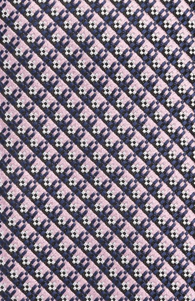 Шелковый галстук с узором ZEGNA розового цвета по цене 17950 руб., арт. Z9D321L8, фото 3 Шелковый галстук с узором ZEGNA, арт. Z9D321L8, фото 3