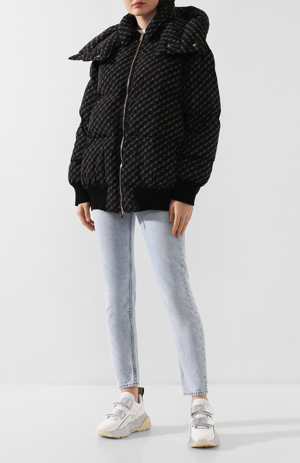 Куртка STELLA MCCARTNEY черного цвета по цене 105500 руб., арт. 530121/SNA12, фото 2 Куртка STELLA MCCARTNEY, арт. 530121/SNA12, фото 2