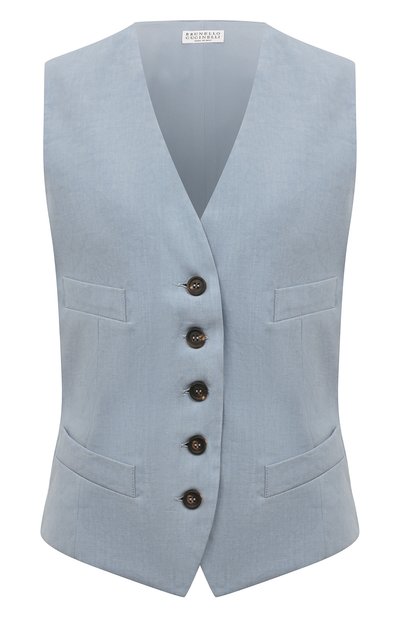 Жилет и�зо льна и шелка BRUNELLO CUCINELLI, арт. MH999HU806, фото 1