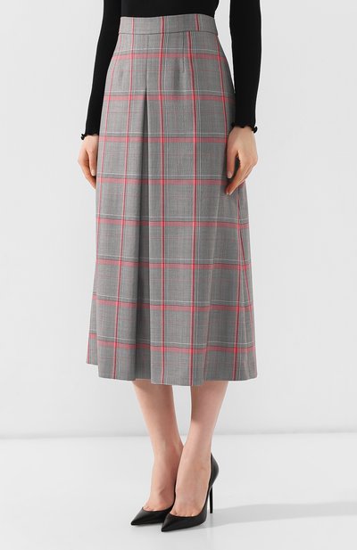 Шерстяная юбка ESCADA серого цвета по цене 88650 руб., арт. 5030030, фото 3 Шерстяная юбка ESCADA, арт. 5030030, фото 3