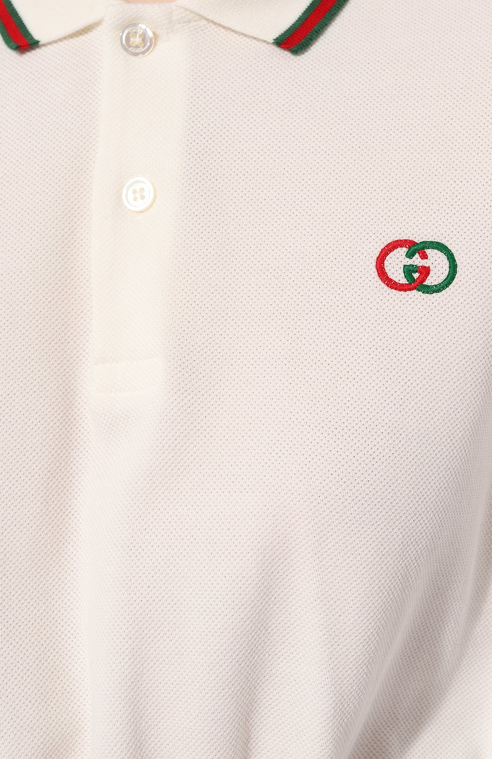 Хлопковое поло GUCCI, арт. 717419/XJEV0, фото 5