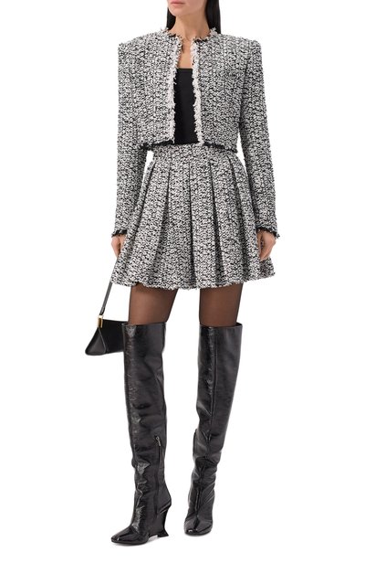 Лакированные ботфорты BALMAIN черного цвета по цене 216500 руб., арт. HN0TB312/LMSI, фото 3 Лакированные ботфорты BALMAIN, арт. HN0TB312/LMSI, фото 3