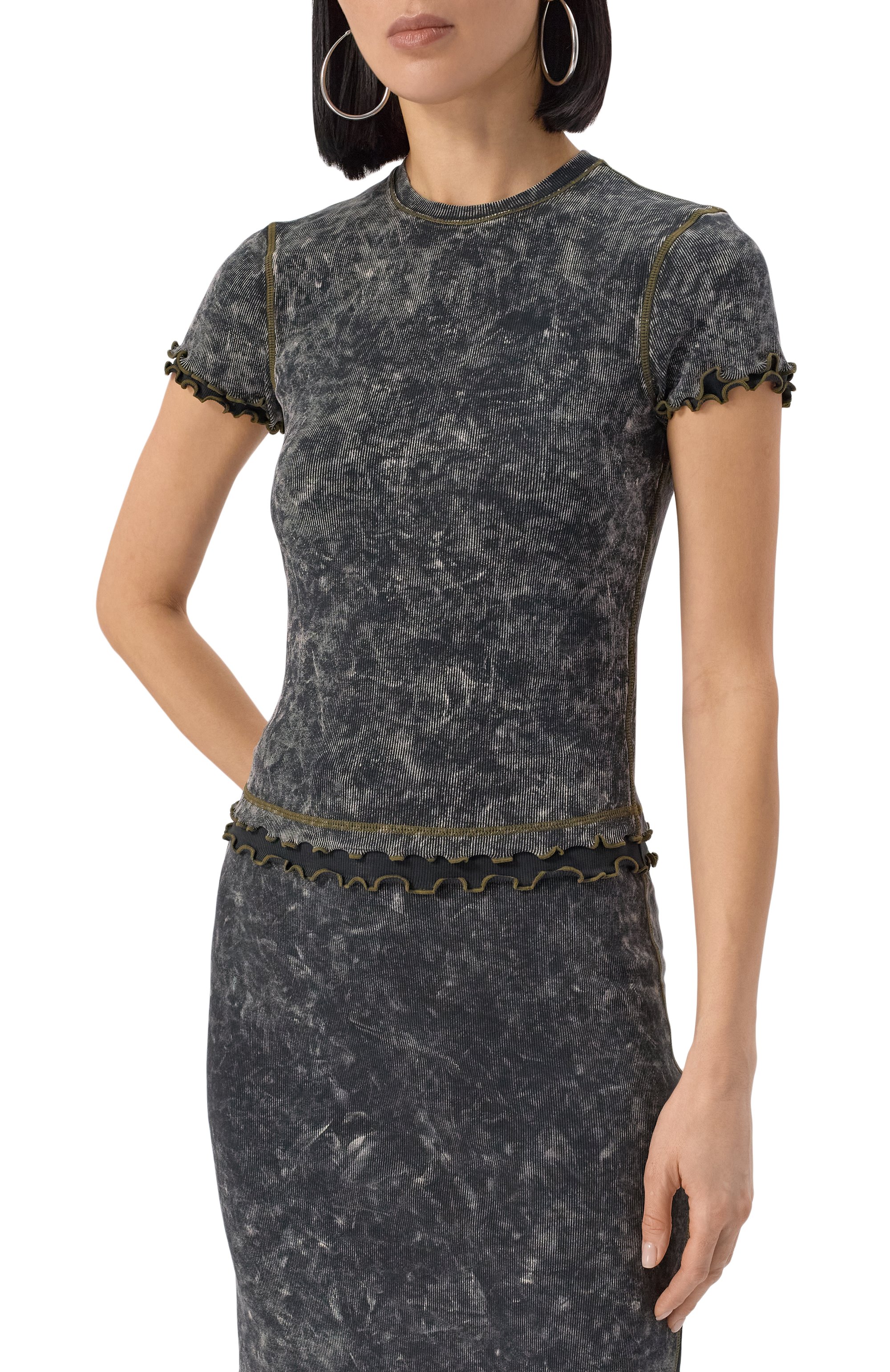 Хлопковый топ DIESEL, арт. A16657/0JQAT, фото 3