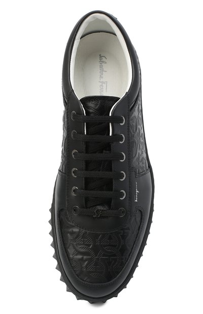 Кожаные кеды FERRAGAMO, арт. Z-07342853E, фото 5