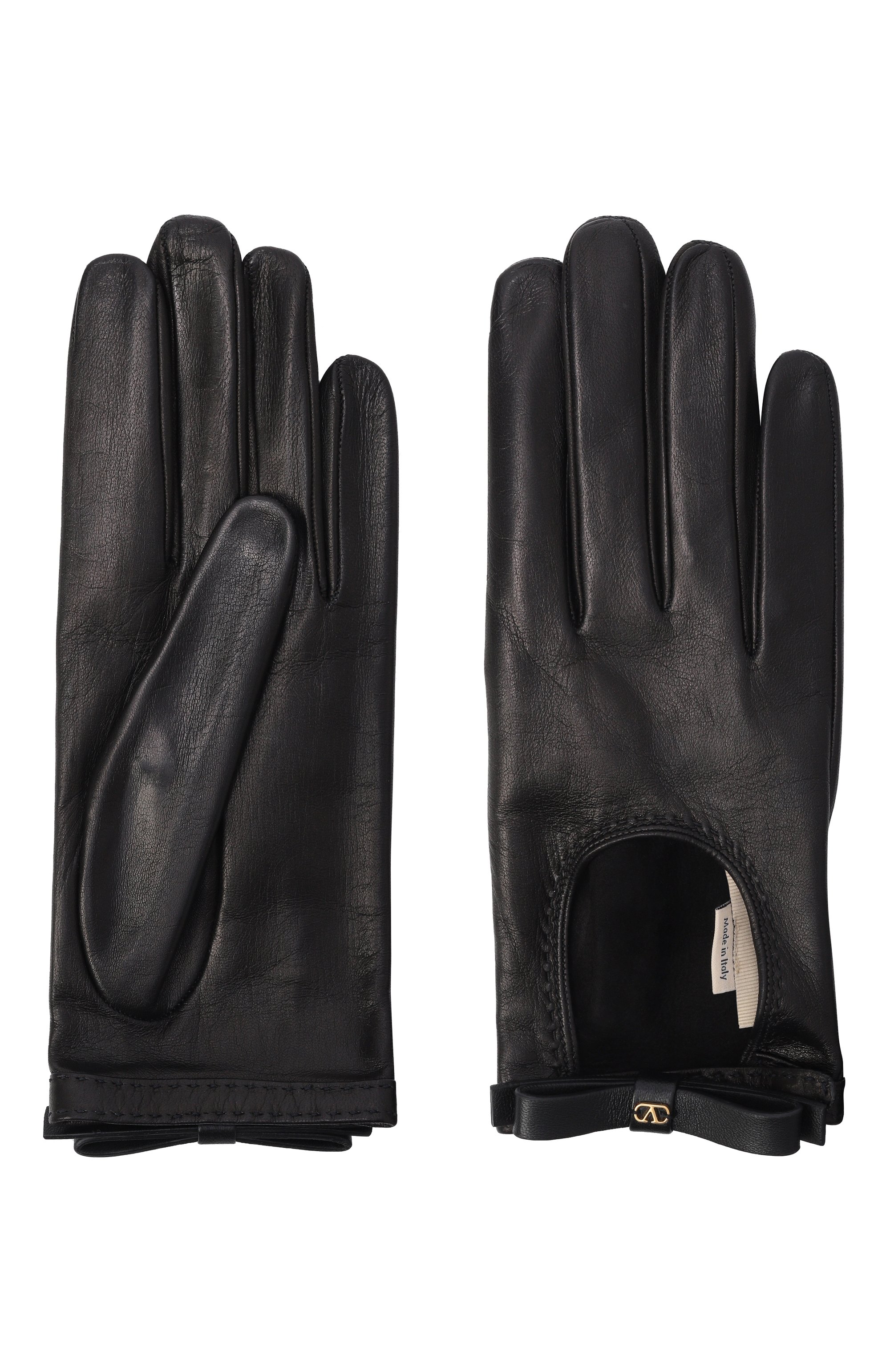 Кожаные перчатки VALENTINO, арт. 8W2GDA52/CZV, фото 2