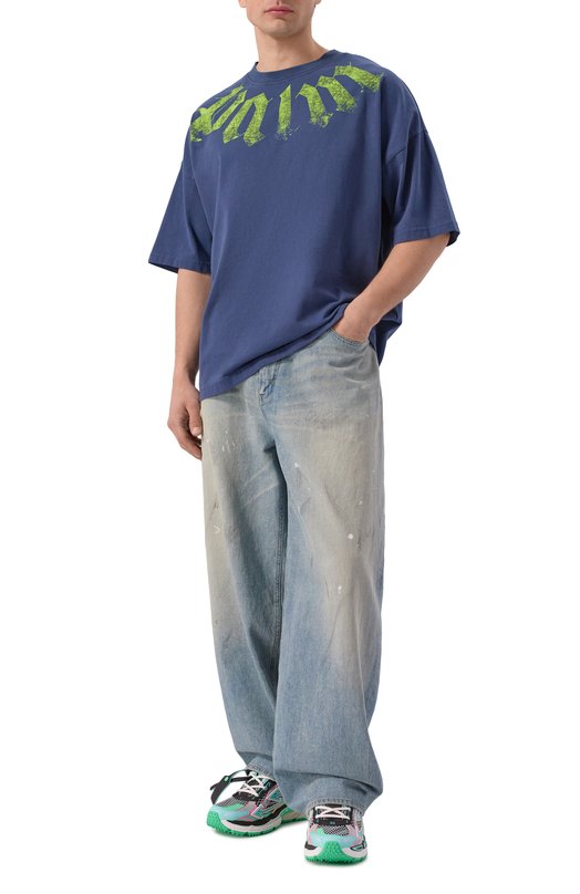 Кроссовки Be Right Back Fishnet Off-White 0MIA295S26FAB004 Голубой  0MIA295S26FAB004 Фото 2