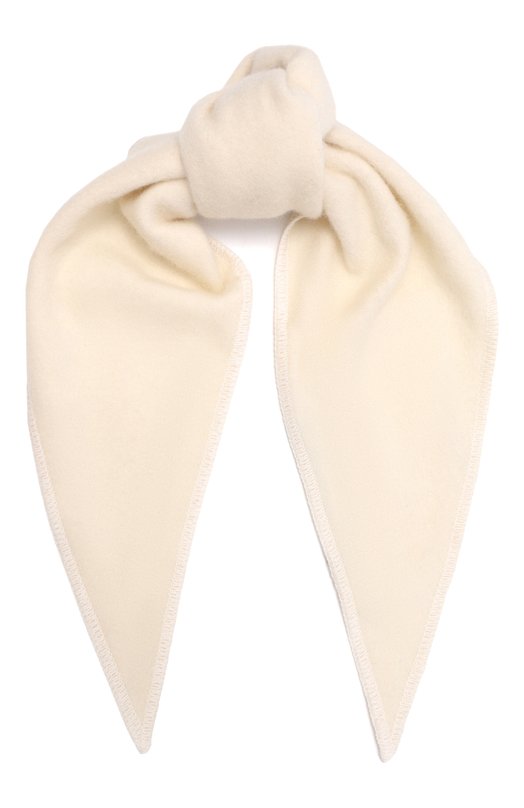 Кашемировый шарф-косынка Jacquemus 25HACU00783/AK00292 Кремовый 25HACU00783/AK00292