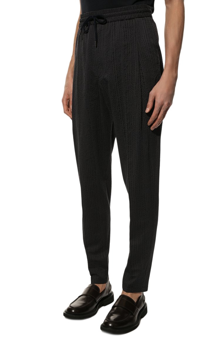 Брюки из хлопка и вискозы GIORGIO ARMANI, арт. 2SGPP0NF/T0367, фото 1