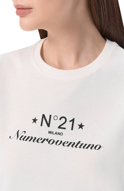 Хлопковая футболка N21, арт. F051/6328_, фото 5