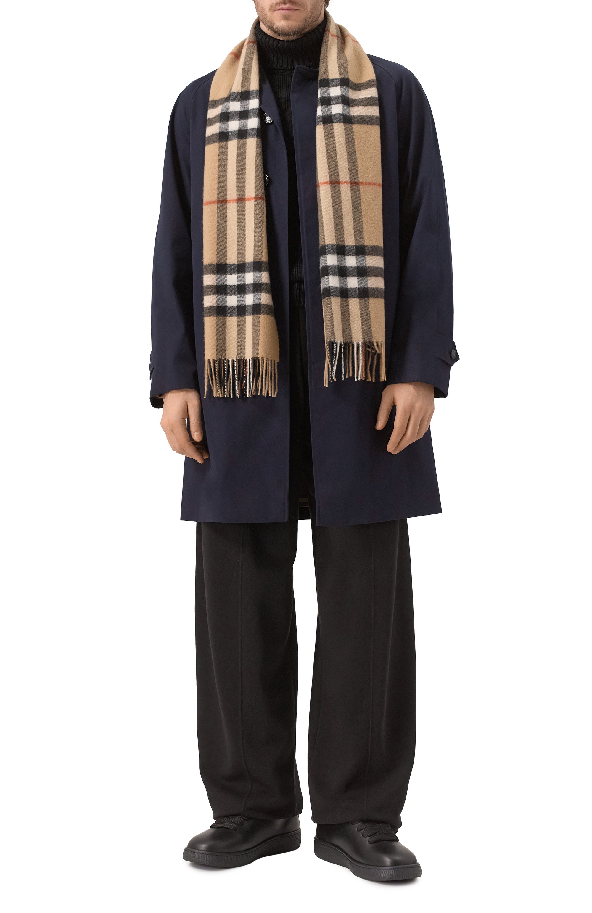 Кожаные кеды box BURBERRY, арт. 8095549, фото 2