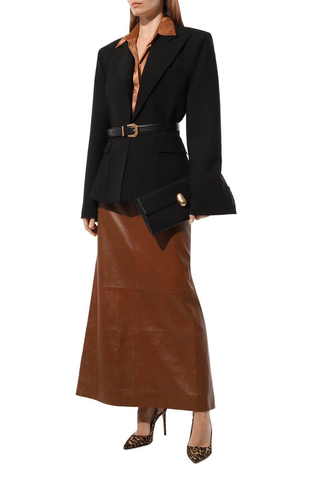 Текстильные туфли pump 105 AQUAZZURA, арт. DENHIGP0-LDR-C80, фото 2